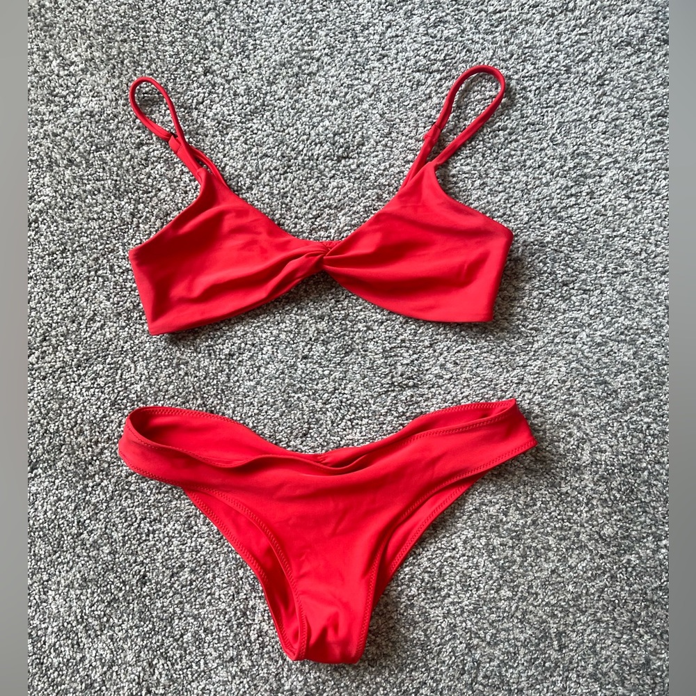 Red Bikini Set